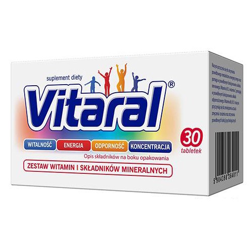 Zdjęcie produktu - 5 Vitaral, 30 tabl. (pojemnik)