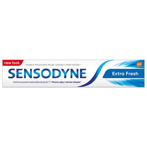Zdjęcie produktu - 3 SENSODYNE EXTRA FRESH Pasta do zęb&oacute;w, 75ml