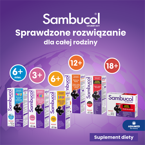 Zdjęcie produktu - 4 Sambucol Kids płyn, 120 ml