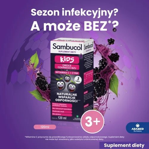 #1 – Sambucol Kids płyn, 120 ml