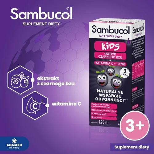 #2 – Sambucol Kids płyn, 120 ml