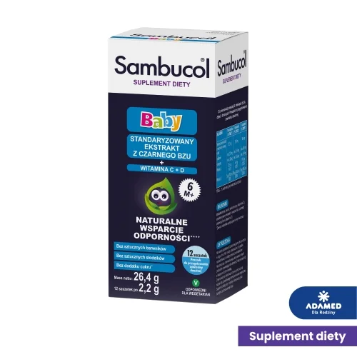 #0 – Sambucol Baby, 12 saszetek 