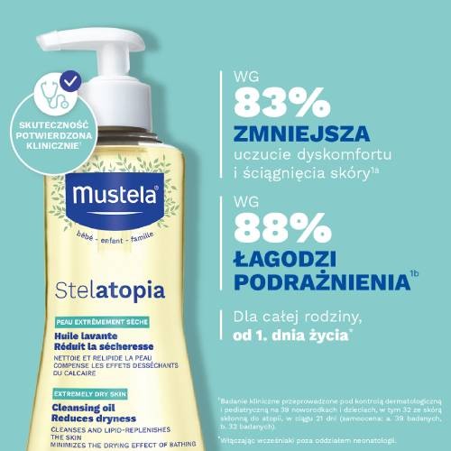 Miniaturka artykułu - #0 MUSTELA Stelatopia Olejek myjący, 500ml