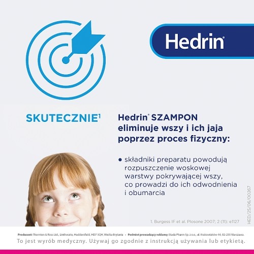 Zdjęcie produktu - 2 Hedrin Szampon, 100 ml