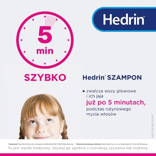 Zdjęcie produktu - 3 Hedrin Szampon, 100 ml