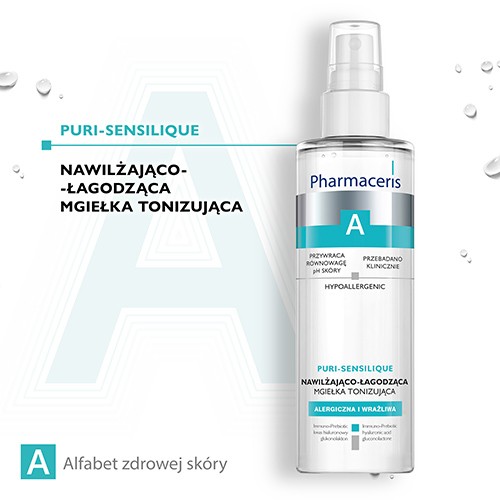 Miniaturka artykułu - #0 PHARMACERIS A PURI-SENSILIQUE Tonik - mgiełka do cery wrażliwej, 200 ml