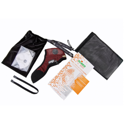 Zdjęcie produktu - 2 Maska Ochronna Olmed bordowa 1+1 filtr