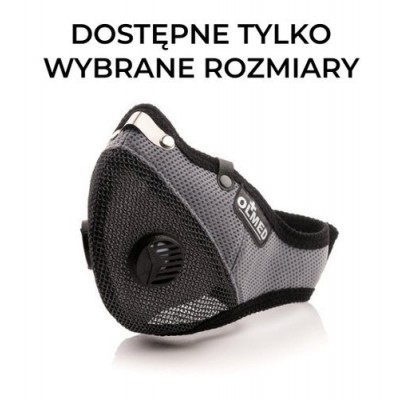 Zdjęcie produktu - 2 Maska Ochronna Olmed jasno-szara 1+1 filtr