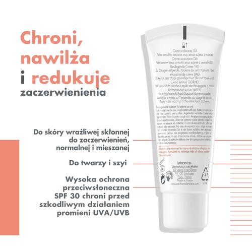 Miniaturka artykułu - #1 AVENE ANTIROUGEURS JOUR Krem kojący na dzień SPF30, 40ml