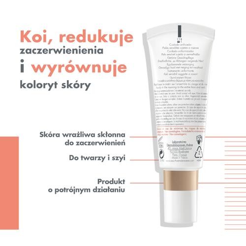 Zdjęcie produktu - 1 AVENE ANTIROUGEURS UNIFY Pielęgnujący krem wyr&oacute;wnujący koloryt SPF30, 40ml