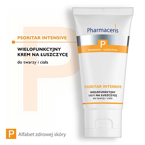 Miniaturka artykułu - #0 PHARMACERIS P PSORITAR INENSIVE Krem na łuszczycę do twarzy i ciała, 50ml