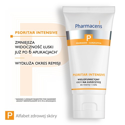 Zdjęcie produktu - 2 PHARMACERIS P PSORITAR INENSIVE Krem na łuszczycę do twarzy i ciała, 50ml