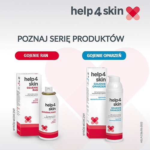 Zdjęcie produktu - 4 Help4Skin gojenie pęknięć sk&oacute;ry, Plaster w żelu, 7 ml