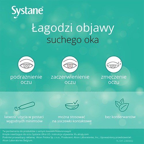 Miniaturka artykułu - #1 Systane Ultra UD Krople do oczu bez konserwant&oacute;w, 30x0,7ml