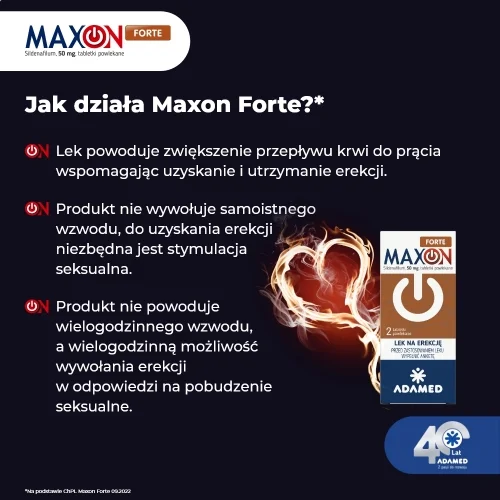 #2 – Maxon Forte 0,05g tabl powlekane, 2 tabl.