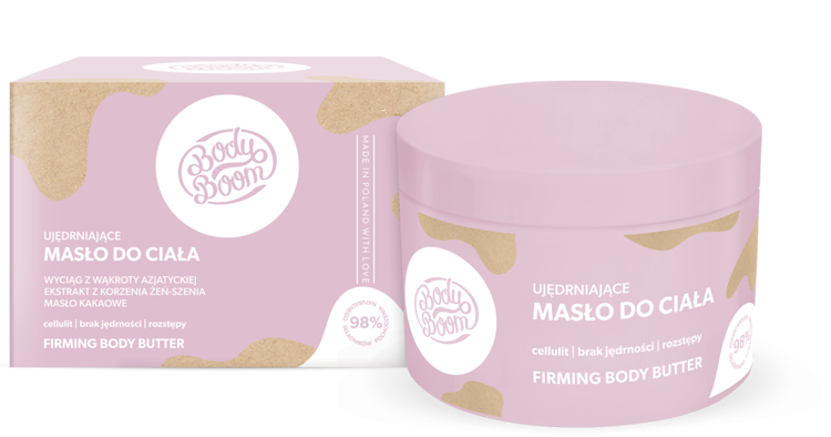 Miniaturka artykułu - #0  BODYBOOM masło do ciała ujędrniające, 250ml