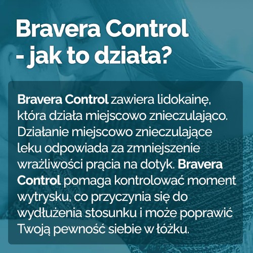 Zdjęcie produktu - 1 BRAVERA CONTROL aerozol na sk&oacute;rę 96mg/g, 8ml