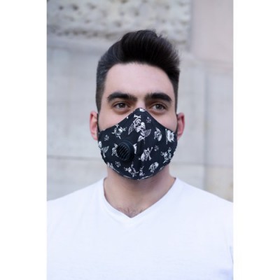 Zdjęcie produktu - 2 Maska Bawełniana Olmed skull +1 filtr