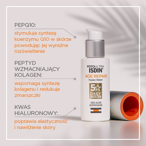 Miniaturka artykułu - #1 FOTOULTRA ISDIN AGE REPAIR Krem do twarzy SPF50 przeciw starzeniu, 50ml