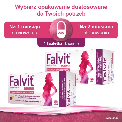 Zdjęcie produktu - 4 FALVIT mama, 30tabletek