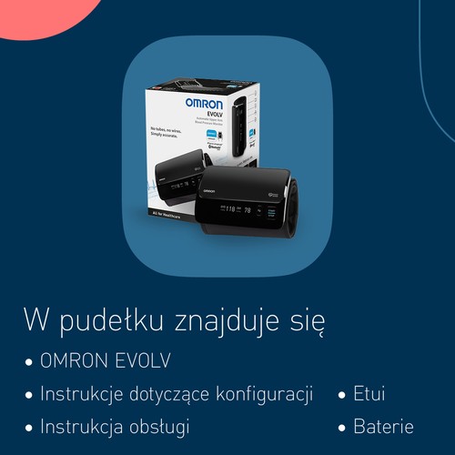 Miniaturka artykułu - #1 OMRON Ciśnieniomierz naramienny EVOLV 