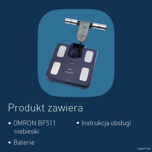 Zdjęcie produktu - 4 OMRON Waga z analizatorem składu ciała BF511