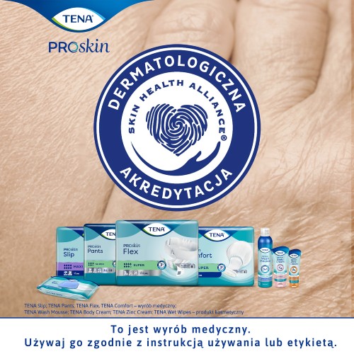 Zdjęcie produktu - 0 Pieluchomajtki TENA Slip ProSkin Super M, 30szt.