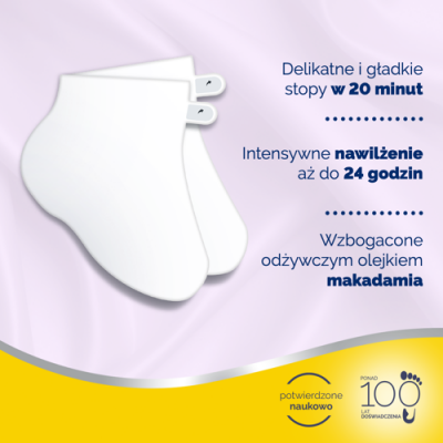 Miniaturka artykułu - #0 SCHOLL PEDI MASK Odżywcza maska z olejkiem lawendowym, 1para