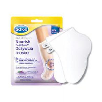 Zdjęcie produktu - 4 SCHOLL PEDI MASK Odżywcza maska z olejkiem lawendowym, 1para