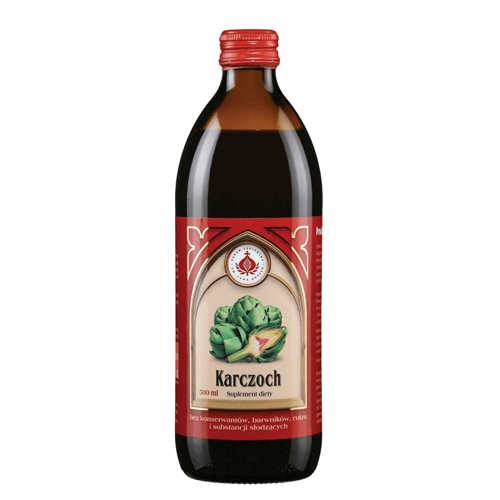 Miniaturka artykułu - #0 Produkty Bonifraterskie Sok z karczocha, 500ml  
