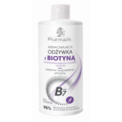 Miniaturka artykułu - #0 PHARMAZIS Odżywka do włos&oacute;w z biotyną, 250ml