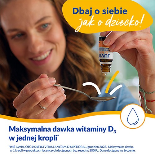 Zdjęcie produktu - 0 Juvit Multi krople doustne uzupełniające niedobory witamin u niemowląt i dzieci -10 ml