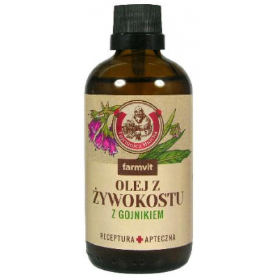 Miniaturka artykułu - #0 FARMVIT Olej żywokost z gojnikiem, 100ml