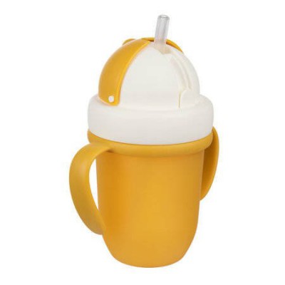 Miniaturka artykułu - #0 Canpol Babies Kubek ze składaną rurką 9m+ ż&oacute;łty 210ml, 1szt.