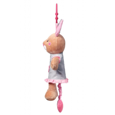Miniaturka artykułu - #0 BABYONO Zabawka dla dzieci z pozytywką BUNNY JULIA 791 