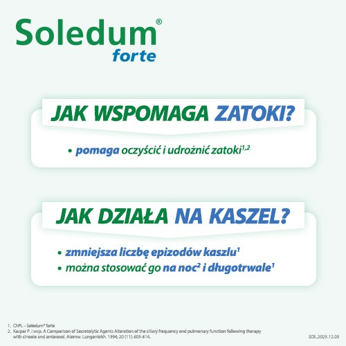 Miniaturka artykułu - #1 Soledum Forte 200 mg, 20 kapsułek miękkich