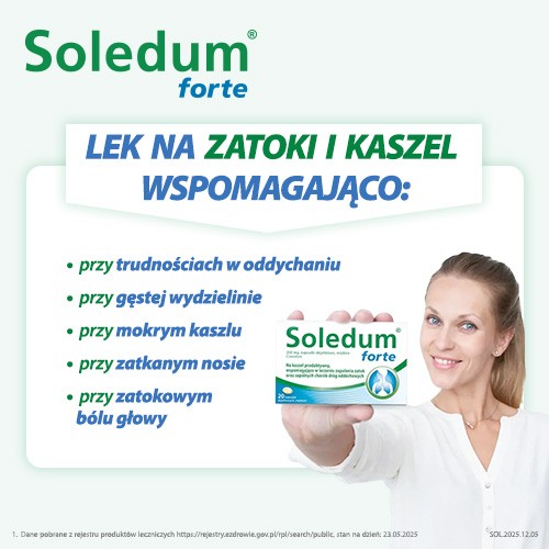 Zdjęcie produktu - 2 Soledum Forte 200 mg, 20 kapsułek miękkich