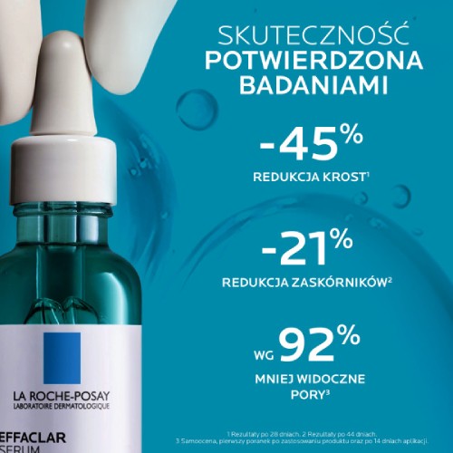Miniaturka artykułu - #1 La Roche-Posay Effaclar Skoncentrowane Serum do twarzy, 30 ml