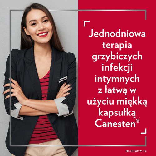 Miniaturka artykułu - #1 Canesten&reg; 500 mg kapsułka dopochwowa miękka, 1 sztuka