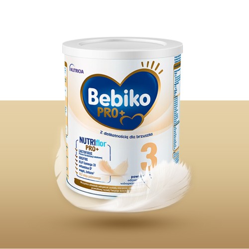 Zdjęcie produktu - 3 Bebiko Pro+ 3 Odżywcza formuła na bazie mleka dla dzieci powyżej 1. roku życia, 700 g