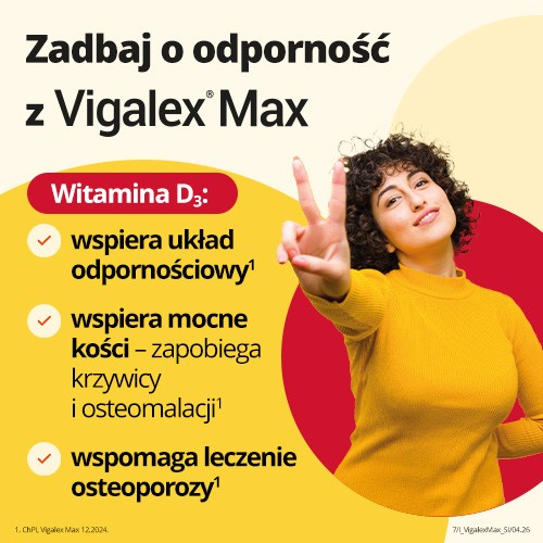 Miniaturka artykułu - #1 BIOFARM Vigalex Max 4000 j.m., 60 tabletek