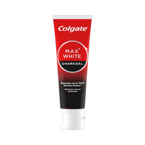 Miniaturka artykułu - #0 Colgate Max White Charcoal Wybielająca pasta do zęb&oacute;w z aktywnym węglem, 75 ml