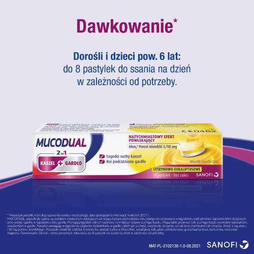 Zdjęcie produktu - 2 Mucodual, 18past.