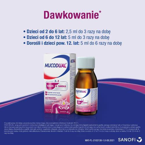 Zdjęcie produktu - 2 Mucodual Syrop, 100 ml