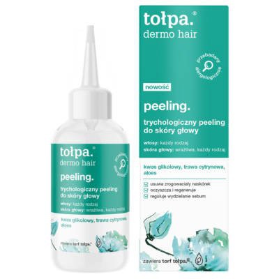 Miniaturka artykułu - #0 TOŁPA Dermo Hair trychologiczny peeling do sk&oacute;ry głowy, 100 ml