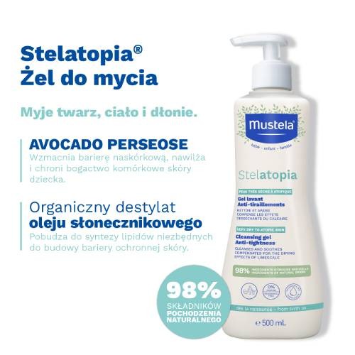 Zdjęcie produktu - 2 MUSTELA STELATOPIA Żel do mycia, 500 ml