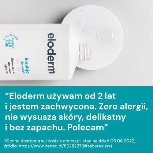 Zdjęcie produktu - 4 ELODERM Emulsja do kąpieli, 400ml