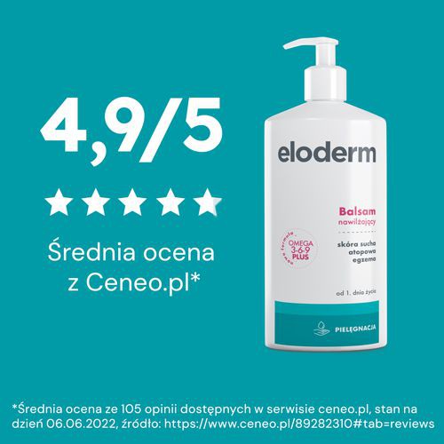 Zdjęcie produktu - 5 ELODERM Balsam nawilżający, 400ml