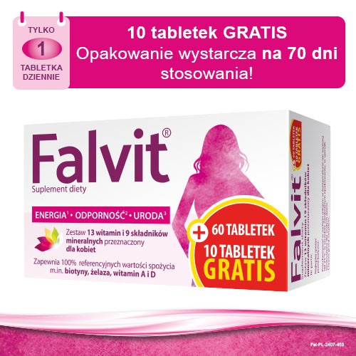 Zdjęcie produktu - 4 FALVIT, 70tabletek (60+10)