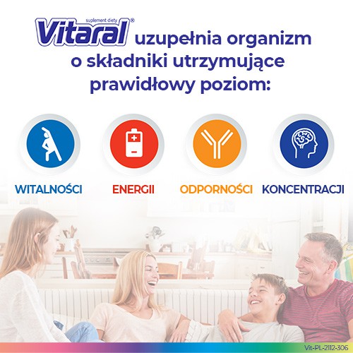 Miniaturka artykułu - #1 Vitaral, 70 tabletek (60+10)